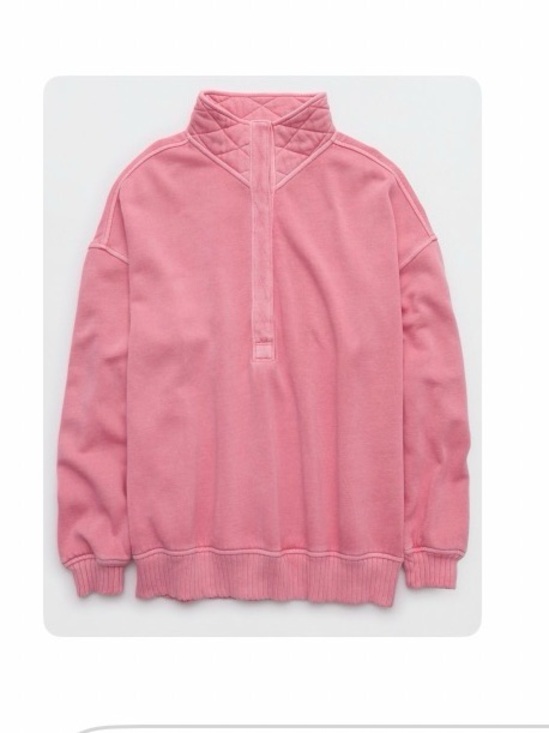 aerie Tops - aerie Oh Snap! Sweatshirt in Clear Skin Pink
